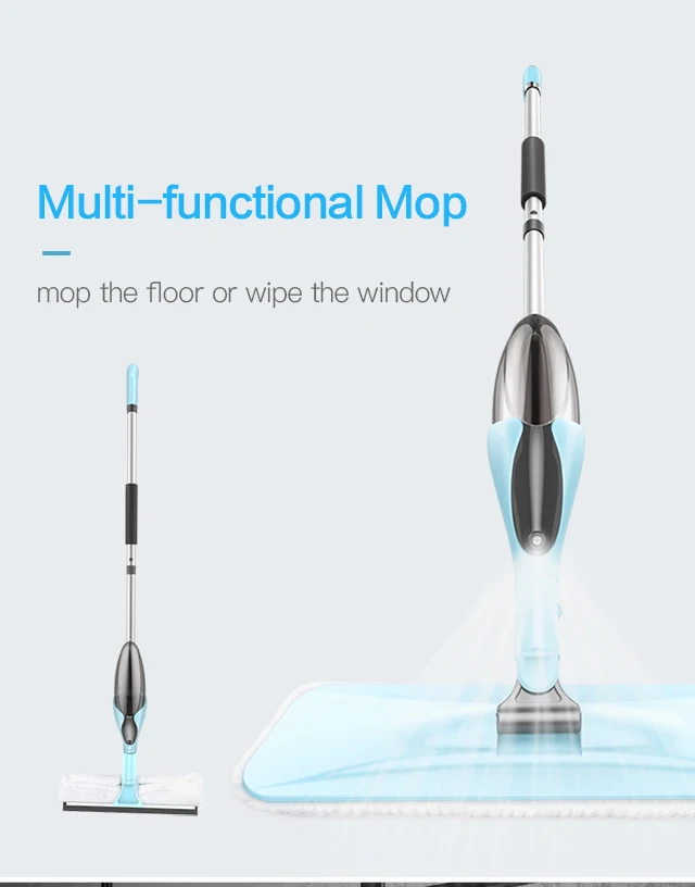 Micoe Spray Mop for Floor or Window Cleaning Flat Mop for Home Kitchen Hardwood Laminate Wood Ceramic Tiles Floor Cleaning