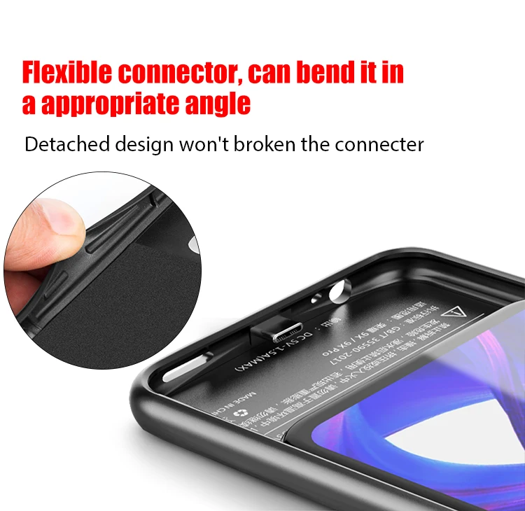 Battery charger smart cute power bank 50000 mah battery case mobile for Huawei Honor 9X / 9X pro Charging Case Cover - ANKUX.COM