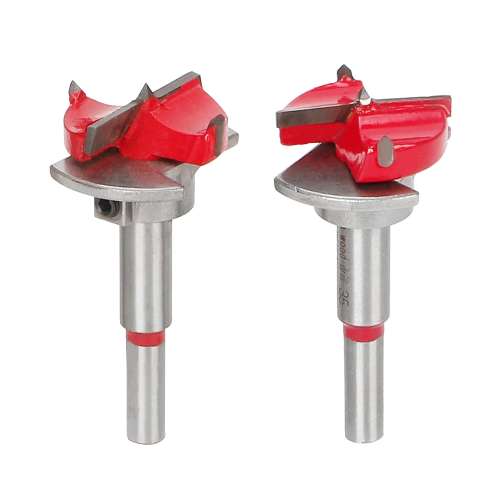 
adjustable woodworking 3 teeth tungsten carbide router bit for wood board hinge furniture working 