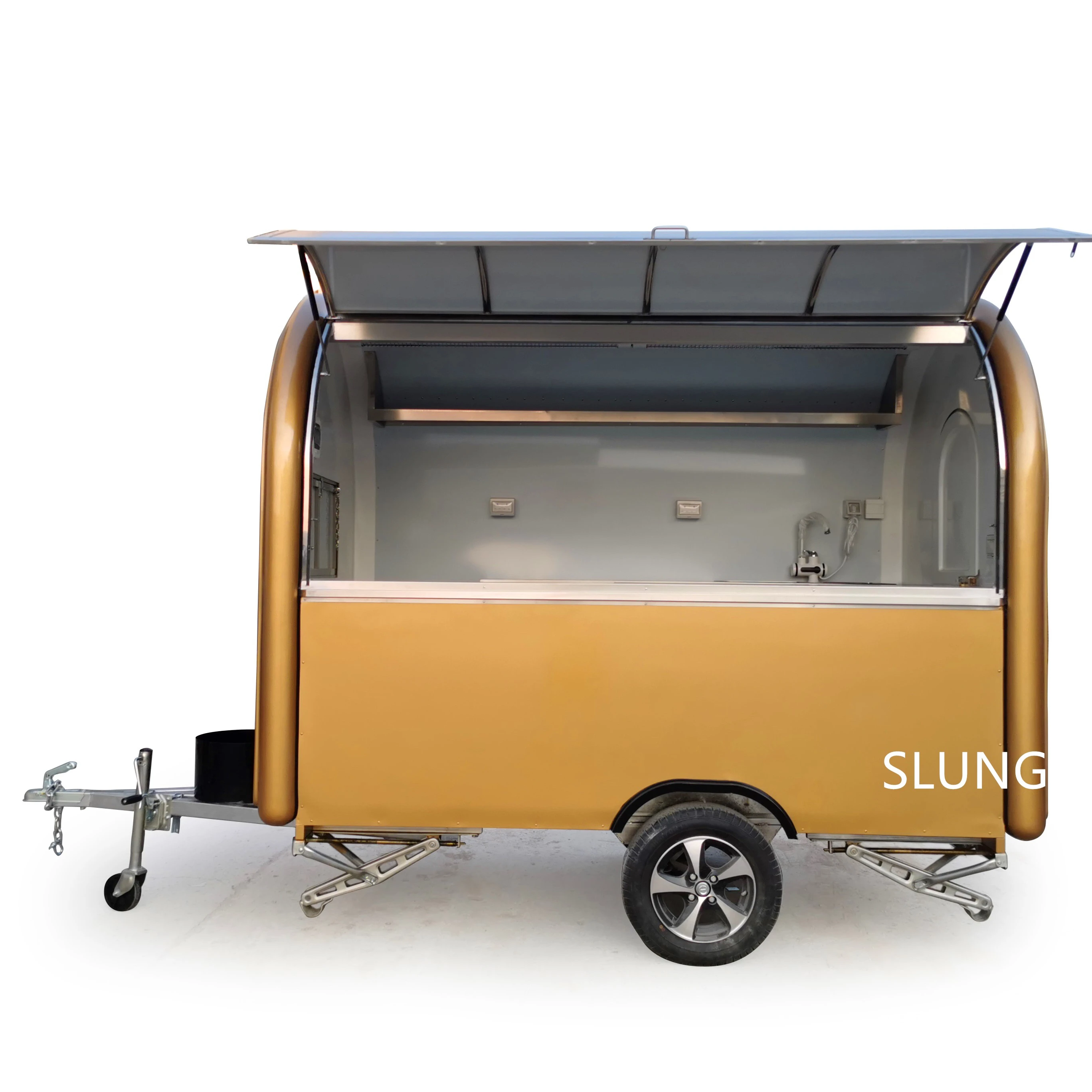 Wholesale supply gourmet trailer hot dog barbecue milk tea snack truck other trailer details