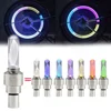 colorful firefly car motorcycle bicycle bike wheel tyre tire valve caps flash grow led light