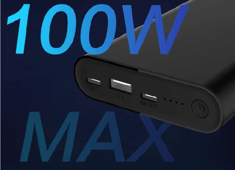 2021 electronic Portable Charger 26800mAh mini powerbank 30000mah 100w 130w max - ANKUX.COM