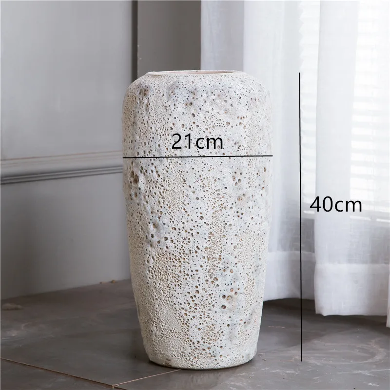 Indoor Plant Vase Modern Simple American Arrangement Ceramic Large