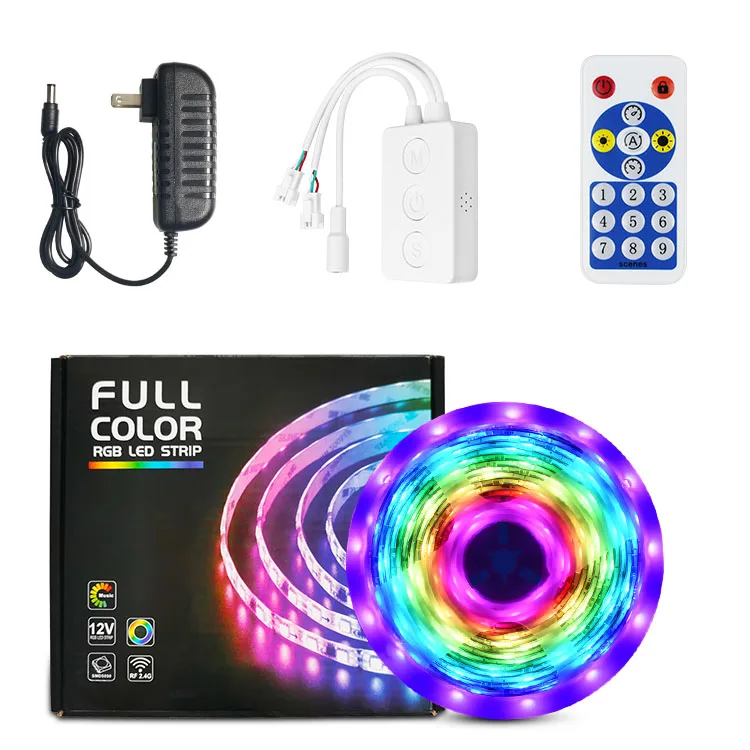 10M 300 LEDs IP65 Waterproof SMD 5050 RGB Digital RGBIC Dream color BT Type LED Strip Light Color Chasing Function For Home