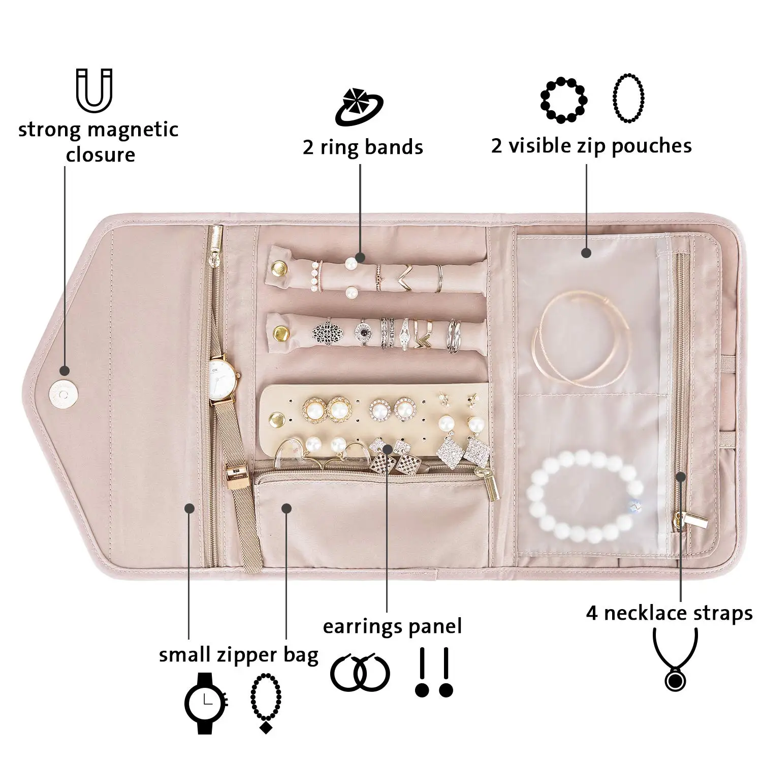 wholesale travel jewelry organizer