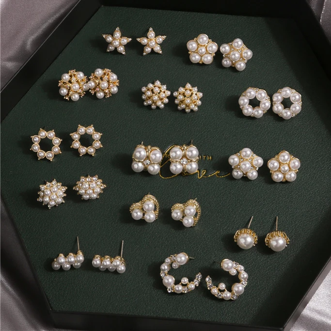 Vintage Pearl Stud Earrings Deals, 53% OFF | campingcanyelles.com