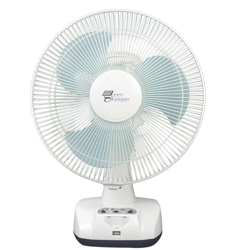 desk fan 12 inch rechargeable 12v dc table fan