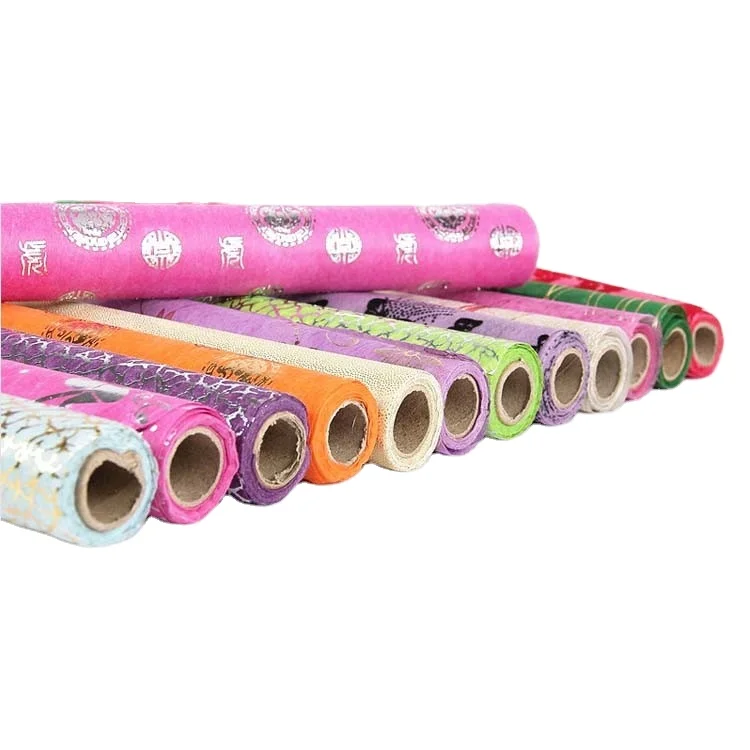 Custom Wholesale Gift Wrapping Paper Roll For Wedding Party Decorating