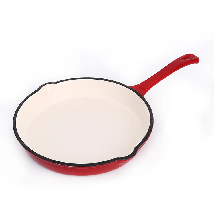 Red Cookworks Non Stick Enamel Cast Iron Fry Pan - Buy Enamel Cast Iron ...