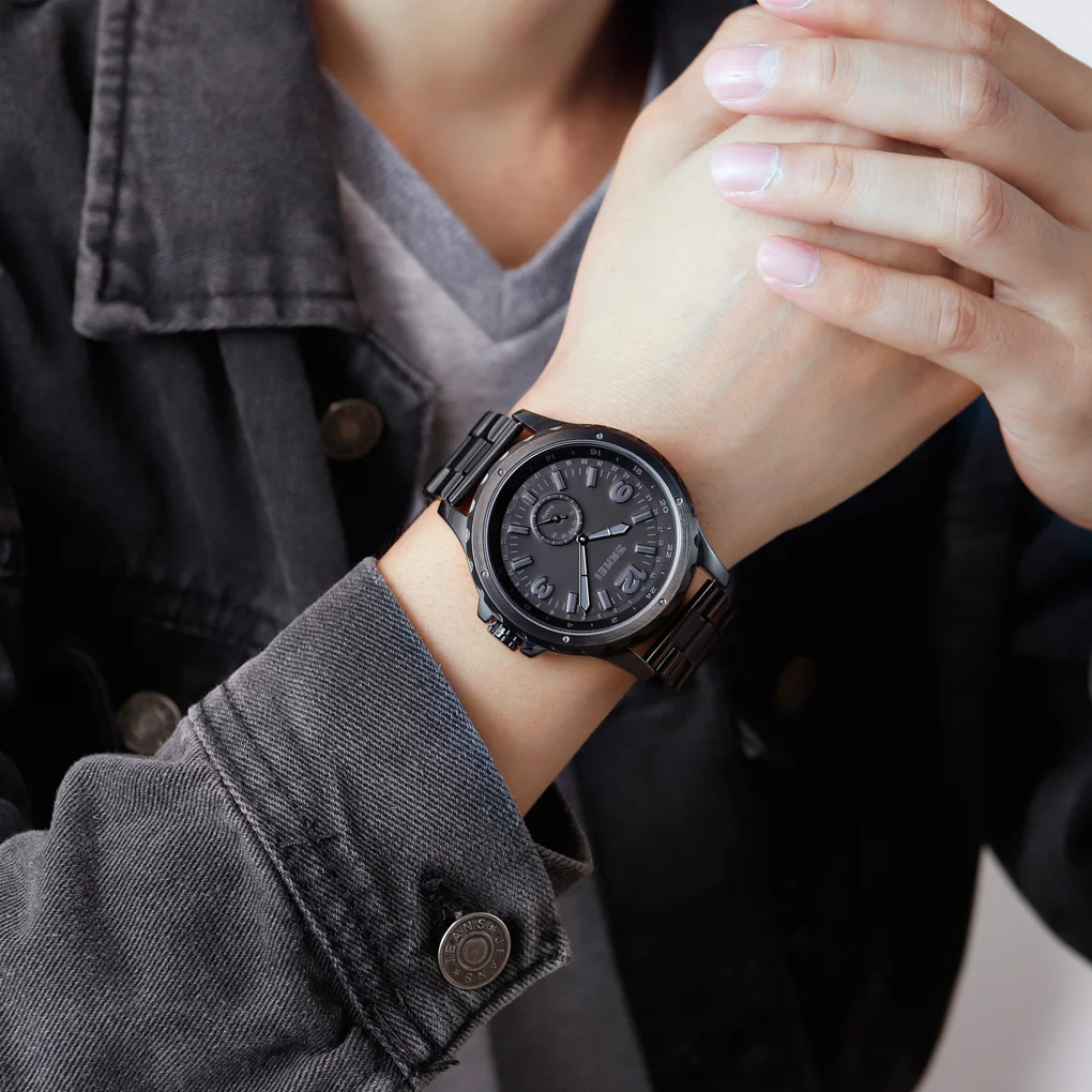 SKMEI 1513  New Design Made in China Boys Quartz Watch Nice Rubber Band Luminous Waterproof Concise Student Wristwatch