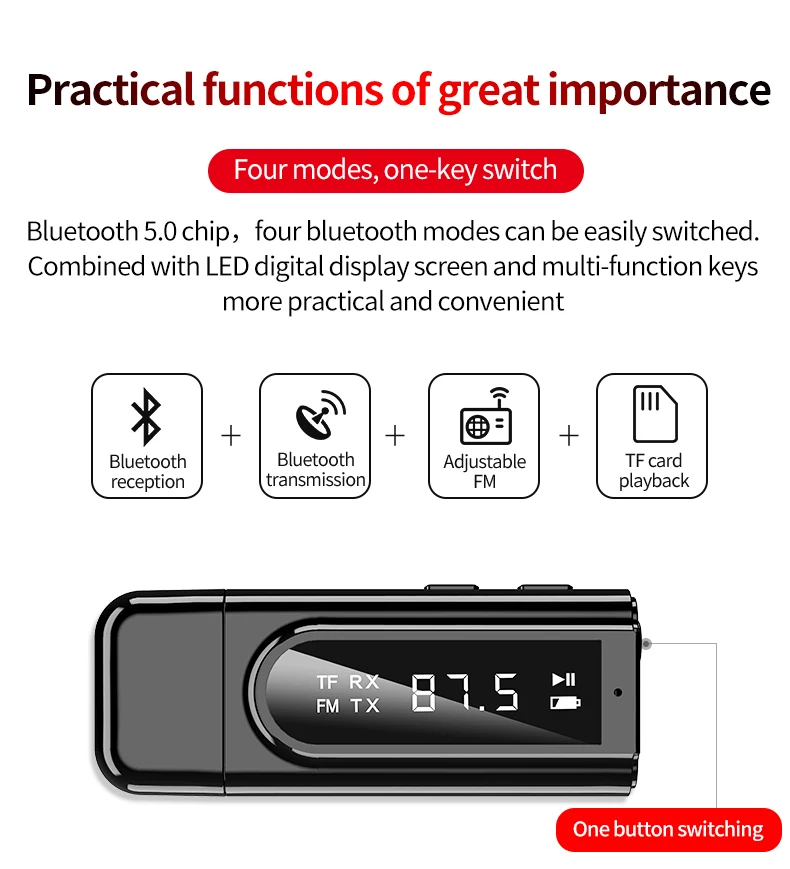 bluetooth car kit player fm transmitter