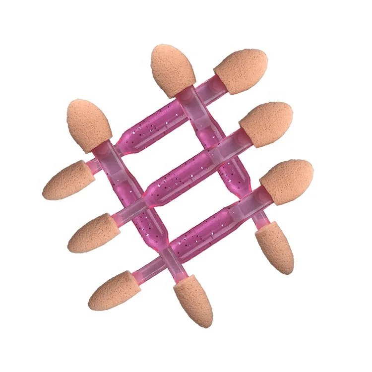 
Factory Wholesale Cheap Disposable Dual-end Foam Tipped Sponge Eyeshadow Applicator 