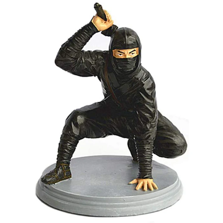 Resin Ninja Sculpture,Ninja Statue Japanese Bushido Decoration Statue