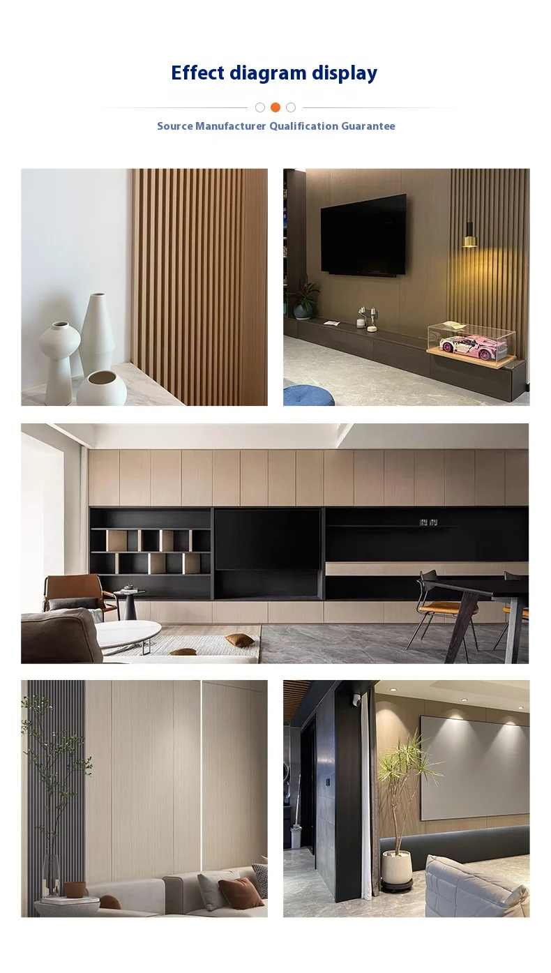 Waterproof Interlocking Bamboo Wood Fiber WPC Integrated Wall Panels ...