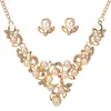 Best sales women jewelry set wedding jewelry set pearl necklace sets dress accessories wedding dress accessories stud earrings