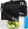 Fitness Meal Prep Bag Meal Prep Lunch Box Cooler Bag - Meal Prep Insulated Lunch Bag for Men/Women