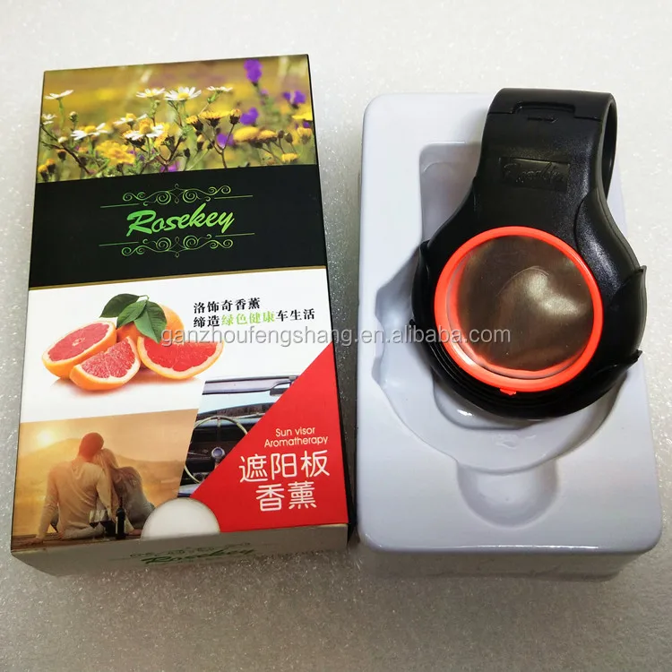 Quick Shipping Promotional Car Air Freshener Sun Visor Clip Diffuser