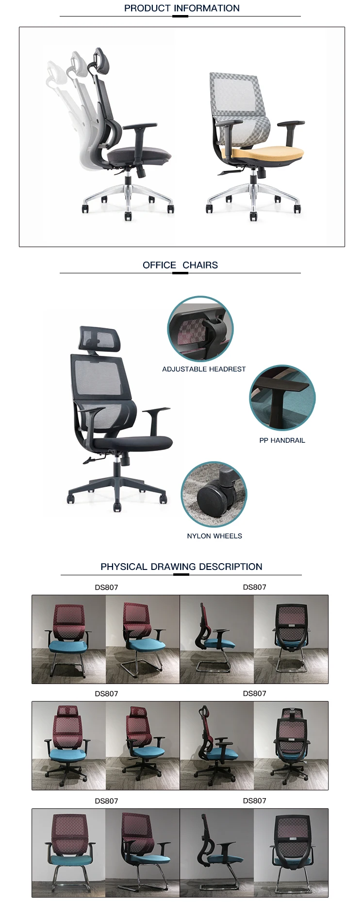 Dious office chairs for fat people high back ergonomic mesh screw lift adjustable swivel  task chair
