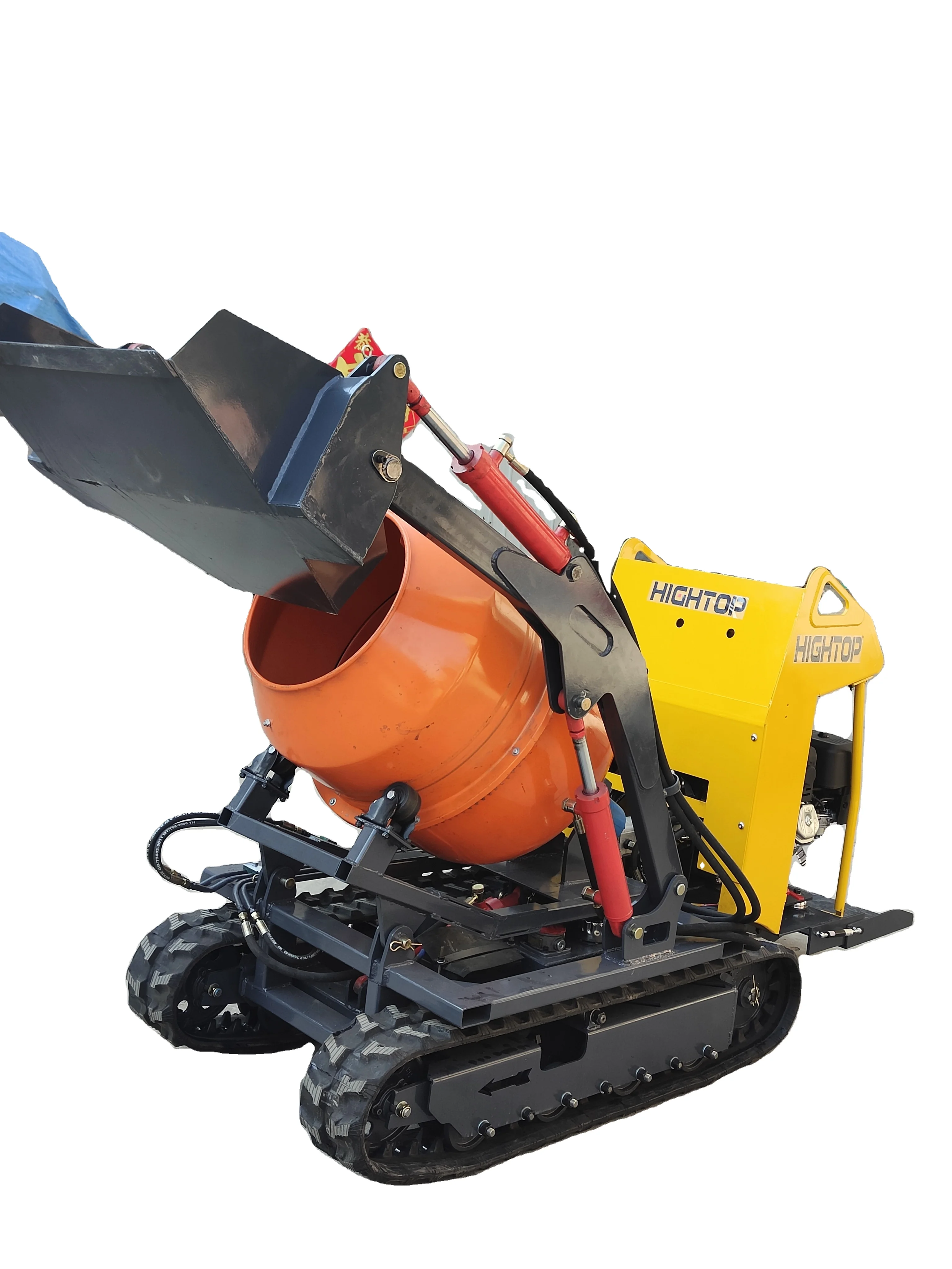 Ht400c Hydraulic Diesel Engine Concrete Mixer Mixer Dump Truck