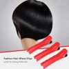 12pcs/bag Fashion Hair Wave Clips Perm Rod Bars Rollers Curler Rods DIY Roots Perming Fluffy Hair Roots Perm Hair Styling Tool