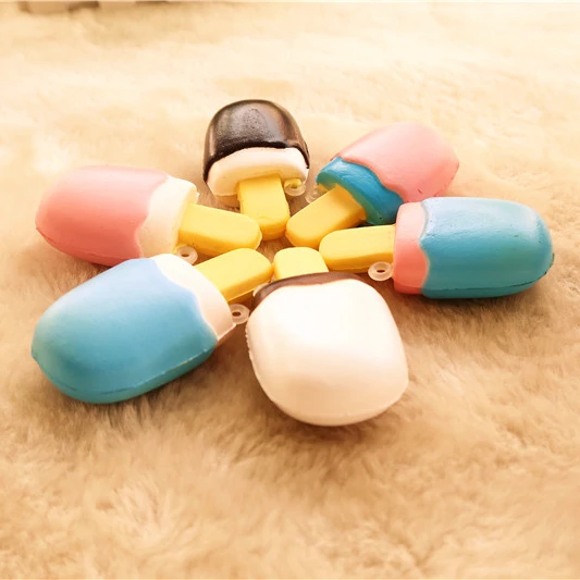 Thống Ice Cream Popsicle Squishy Bộ Sưu Tập 2019