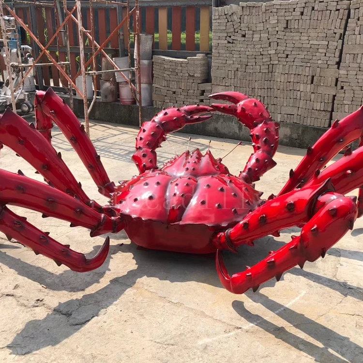 Fiberglass giant crab display sculpture.jpg