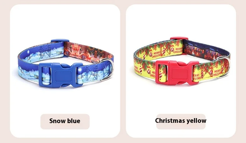 Pet Dog Holiday Christmas Collar