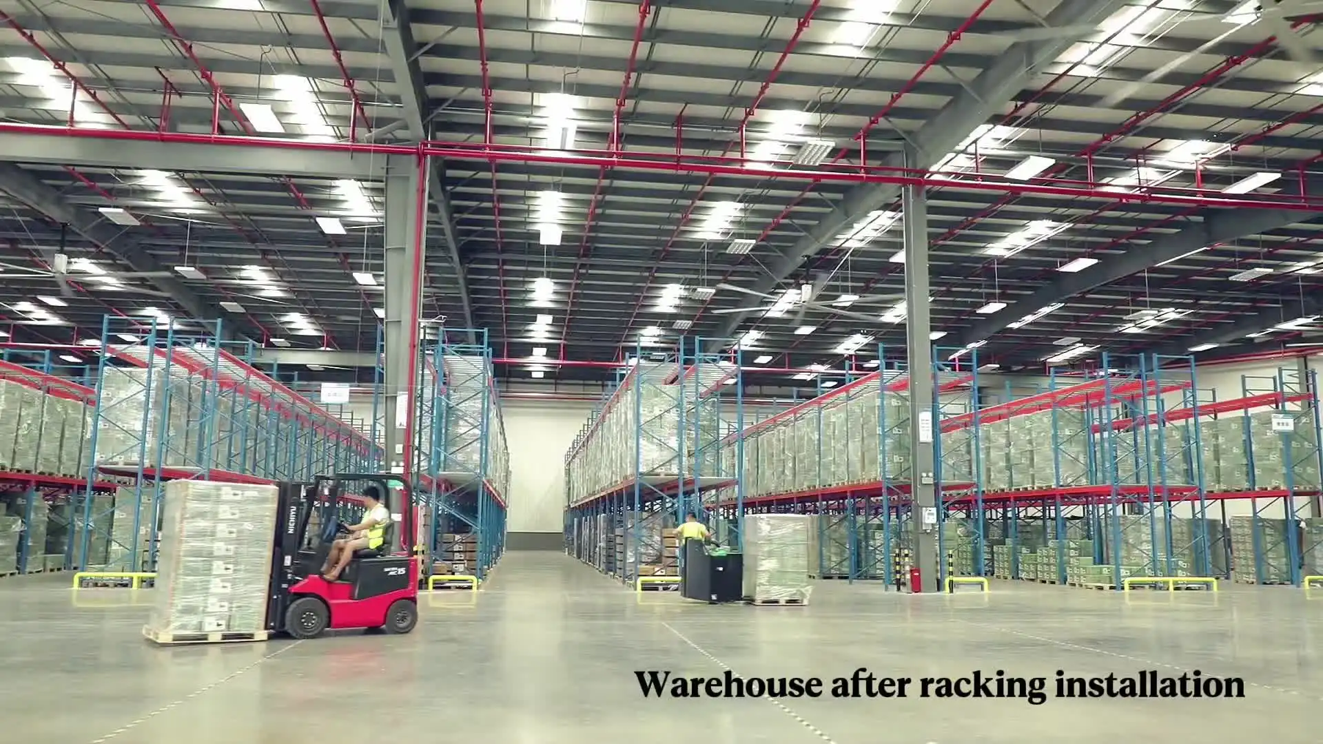 Industrial Heavy Duty Steel Pallet Racking System Video