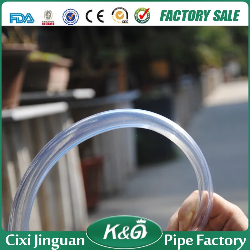 Sealproof Unreinforced Pvc Clear Vinyl Tubing Food Grade 1/2inch Id X