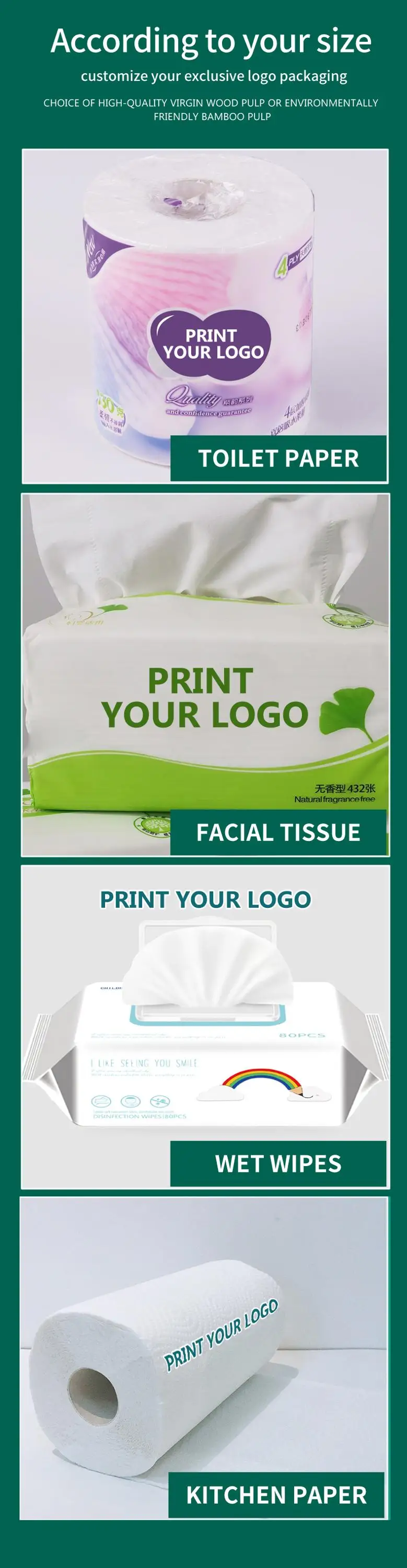 Premium Boxed Facial Tissues Facial Tissue Box Customized Fast Shipping