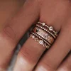 Women Rose Gold Rings 5 Sparkly Flawless Ornaments Finger Custom Ring