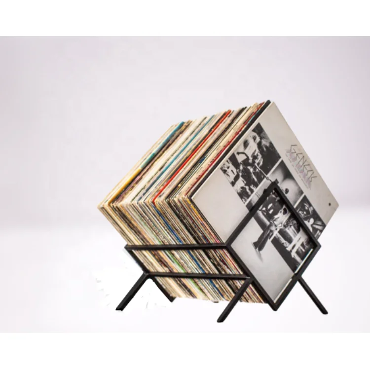 Ruimei Intelligent Single Corner Store Home Vinyl Record Storage Rack ...