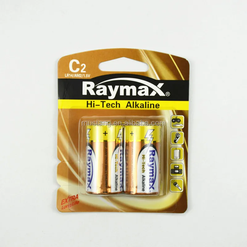 2020 Raymax Mustang Lr14 Baby C Tpye 1.5v Am2 Hitech Home Alkaline