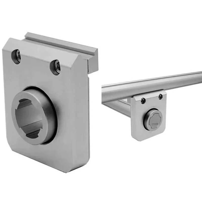 product single sided rotary connector third generation aluminum alloy square shape grade 1000 series lean pipe connection accessories-13