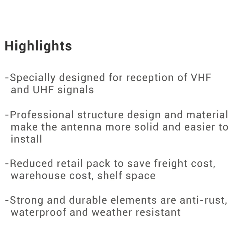 Wholesale Antiinterference Outdoor Tv Antennas Buy Outdoor Antenna