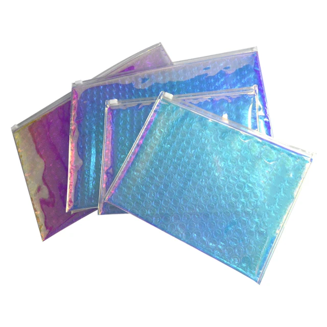 Reusable Pvc Custom Bubble Mailer Wrap Bags Plastic Zip Lock Zipper