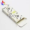 Custom Logo Luxury Colour Printed Phite Paper Kraft Eyelash Packaging Box with Clear Window