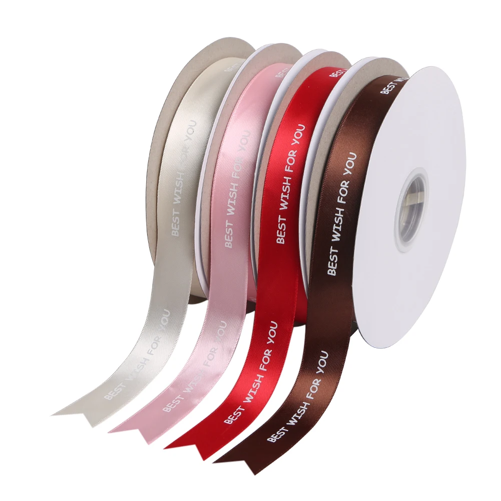 valentine水牛格子线边丝带粗麻布织物工艺丝带自然包裹丝带卷