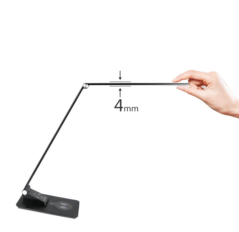 led lamp with wireless charging