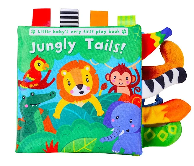 Baby Soft Cloth Book For Newborns 012 Months 3d Book Animal Shape