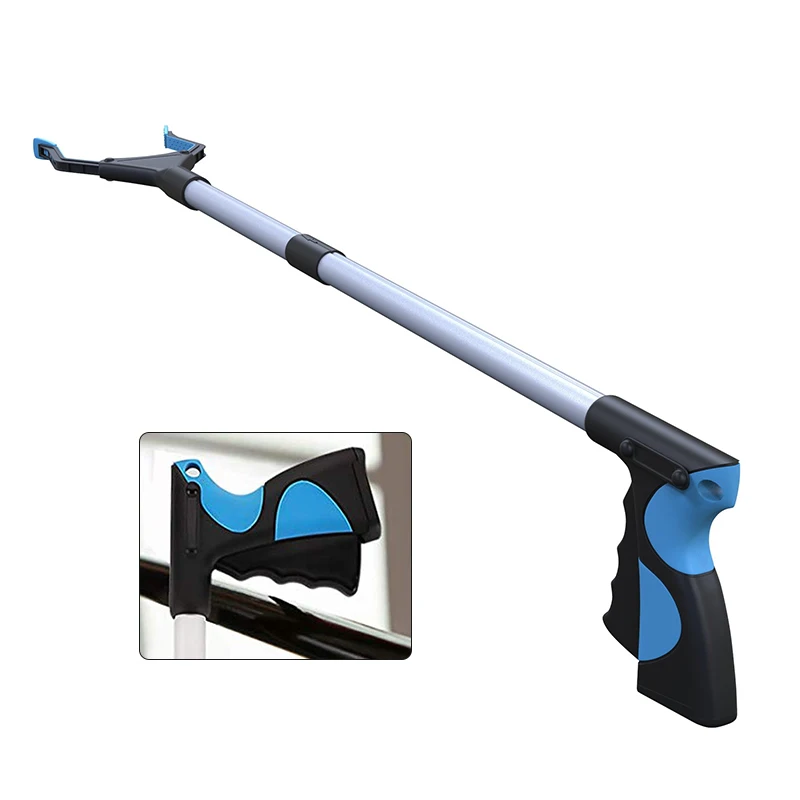 garbage forceps pick up tool reacher grabber aluminum litter pickers,aluminum reacher grabber tool cat trash litter picker tool