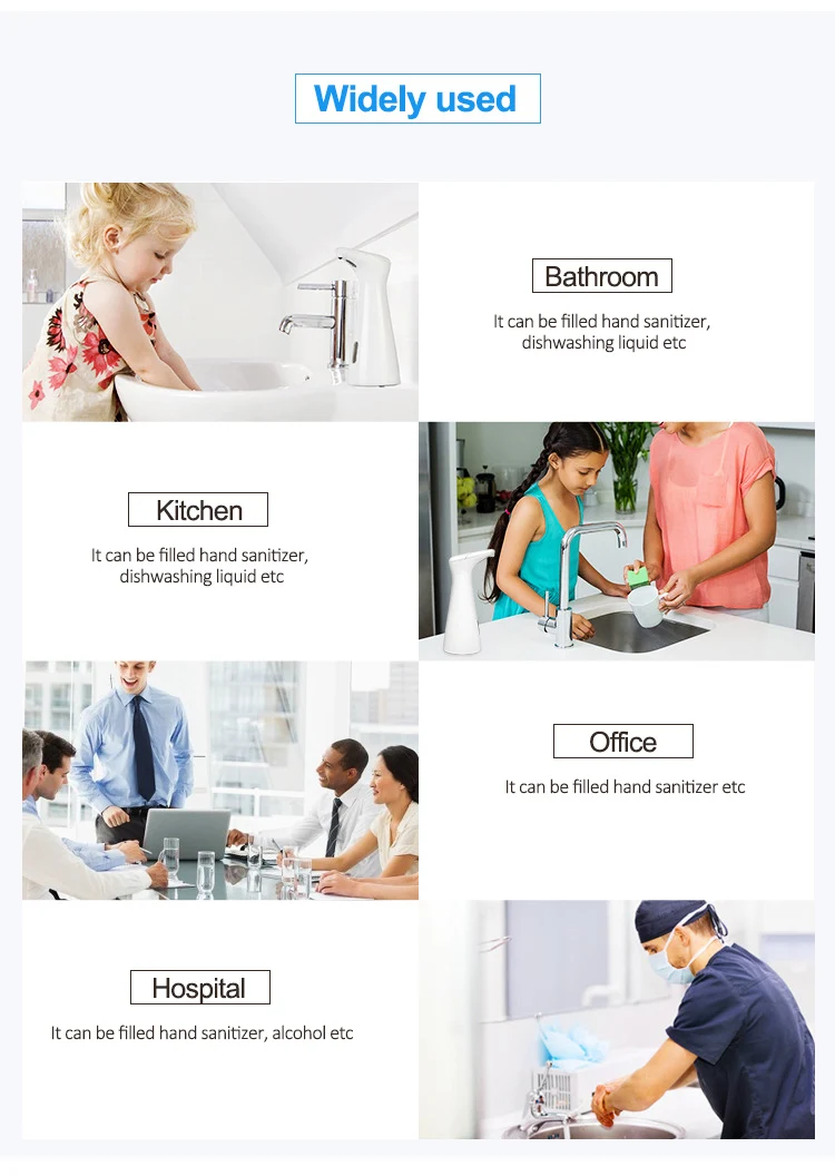 Shenzhen Suppliers Electronic Infrared Sensor Hand Sanitizing Automatic Soap Dispenser Against Virus For Hotel