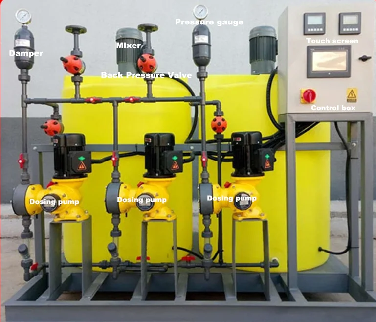 Automatic Chlorine Dosing System Chemical Mixing Machine With Dosing