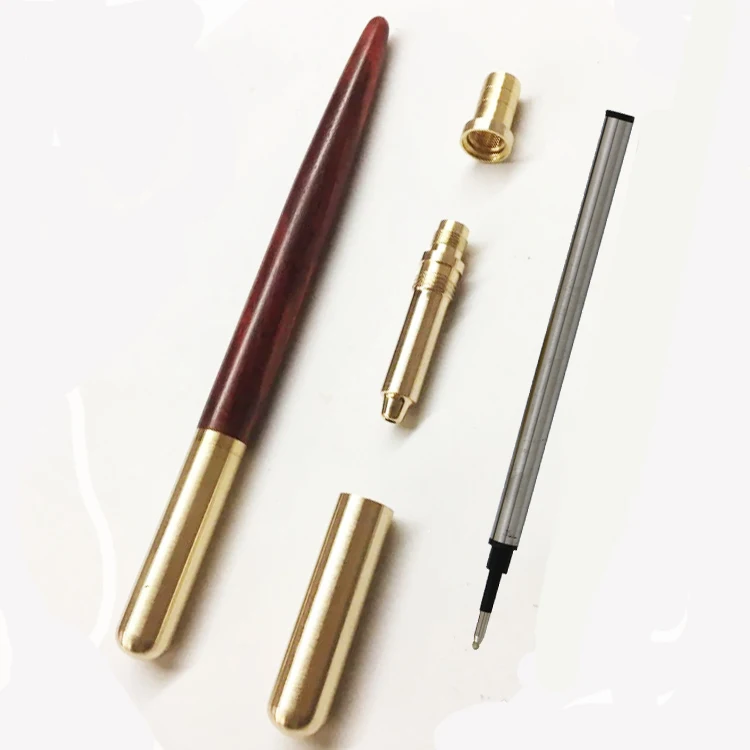 Taiwan Pen Kits Manufacturers Solid Brass Wooden Ink/ Fountain Pen