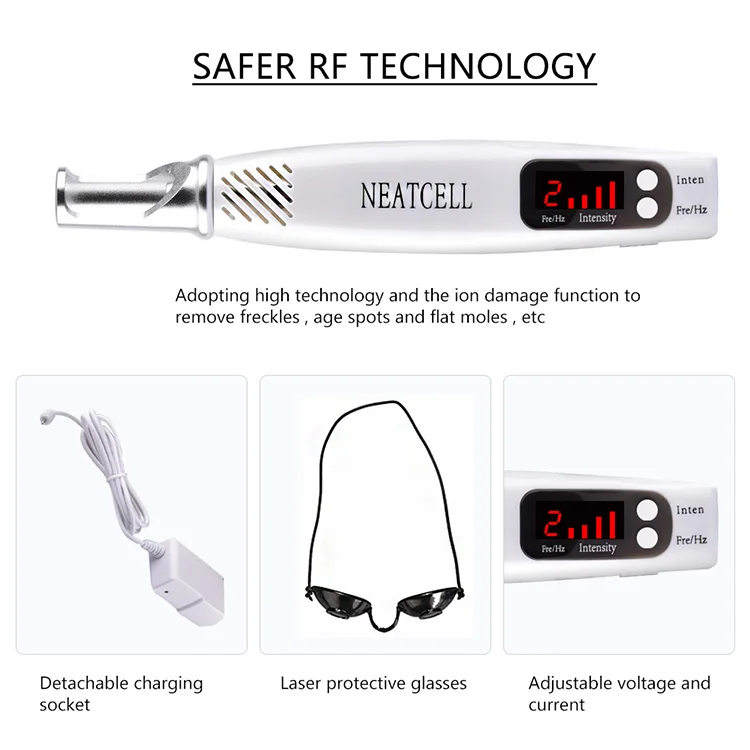 Neatcell Mini handheld picosecond Laser Pen For tattoo, spots, melanin,Mole Removal Device Instrument