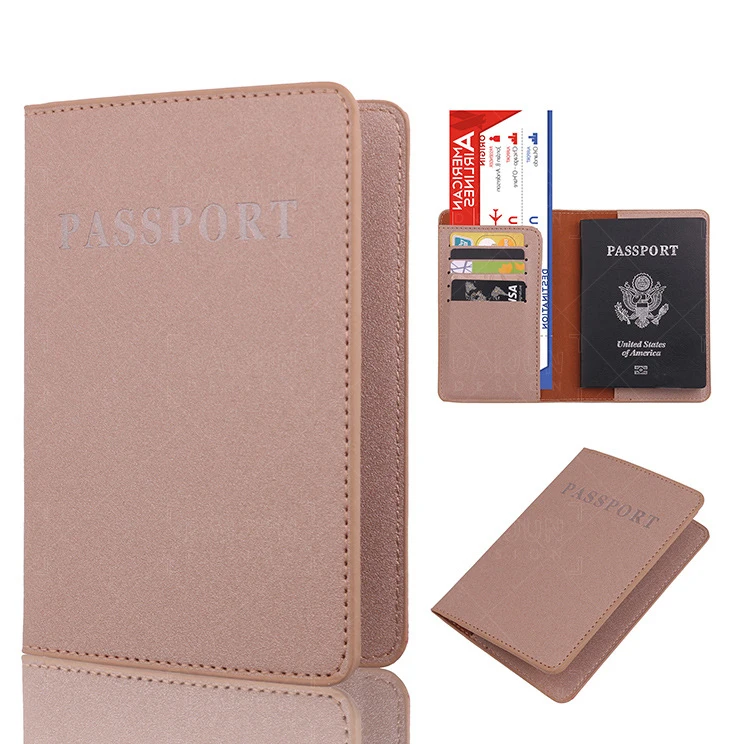 Porta Pasaporte|custom Plain Leather Passport Holder Wallet Travel ...