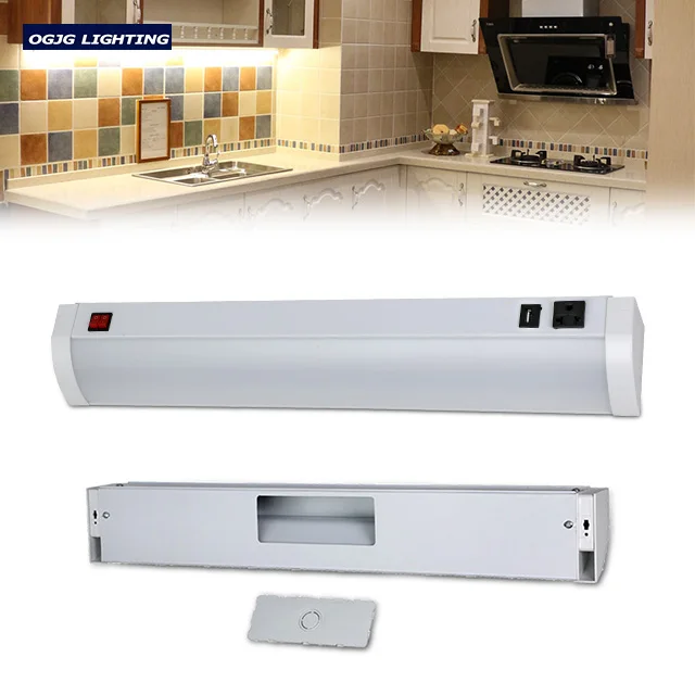 DLC SAA ETL CE CB Certificated Socket switch bedroom wardrobe lighting 2 feet 4 feet dimmable led kitchen under cabinet light