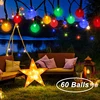 20 meters Led Rope Lights Outdoor String Lights with 200 LEDs,16 Colors Changing Waterproof Starry Fairy Lights Plug in