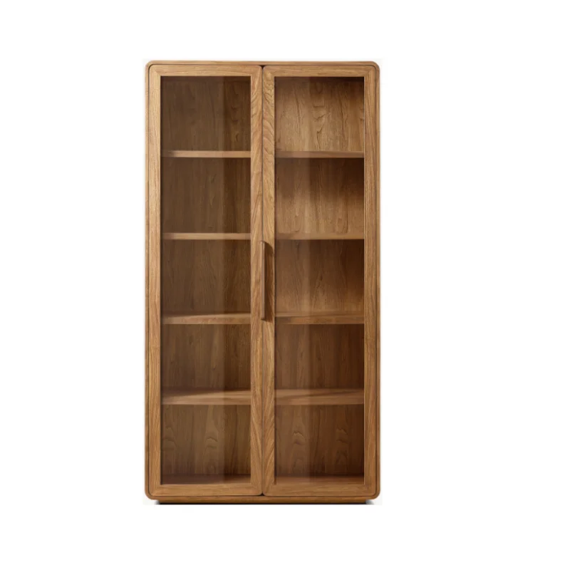American Vintage Solid Wood Living Room Furniture - Customizable Bookcase