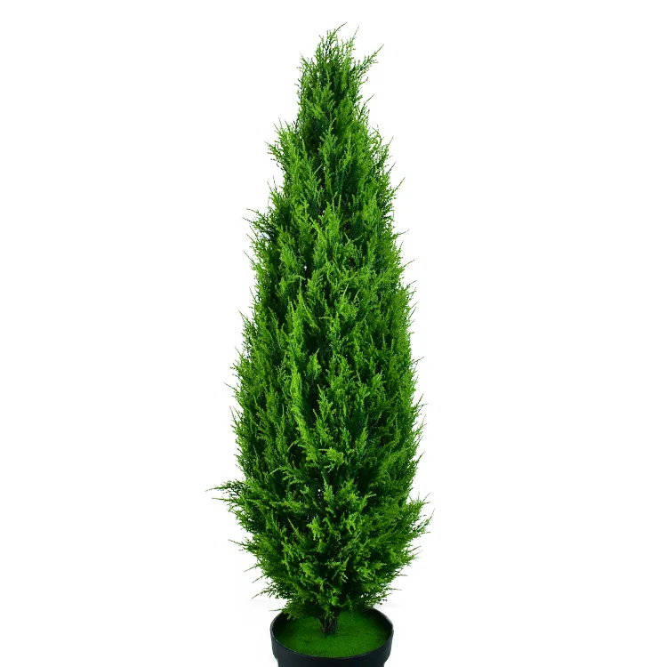 3ft 4ft 5ft 6ft Factory Price Artificial Bald Cypress Tree Christmas Tree Tower Oval Cedar